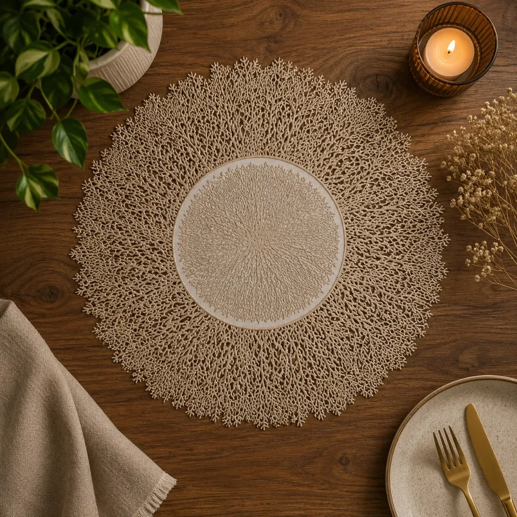 Coral Reef Round Exclusive Table Mat