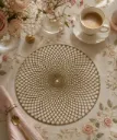 Royal Gold Lattice Exclusive Table Mat
