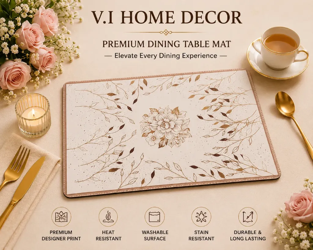 VI Floral Elegance MDF Table Mat