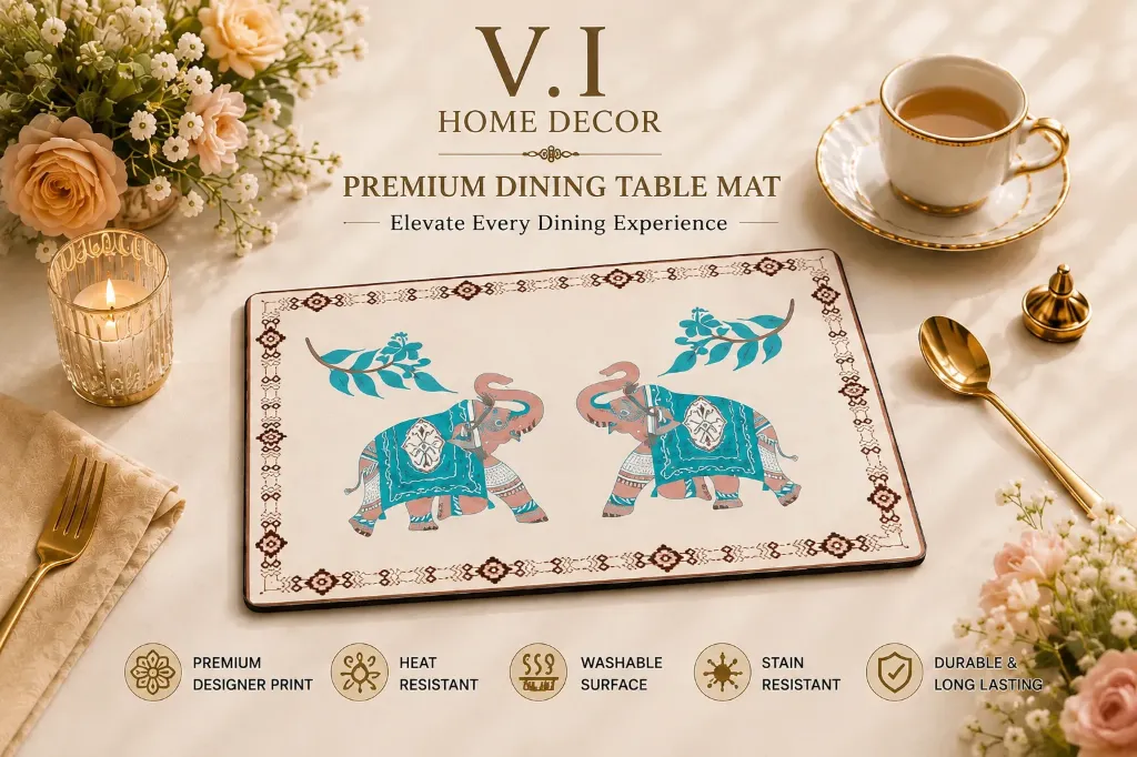 VI Royal Elephant MDF Table Mat